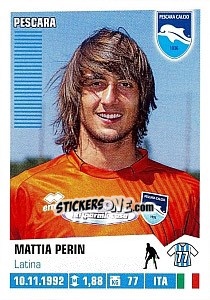 Sticker Mattia Perin - Calciatori 2012-2013 n. 345 - Panini
