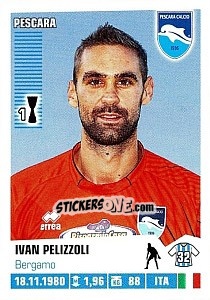 Sticker Ivan Pelizzoli - Calciatori 2012-2013 n. 346 - Panini