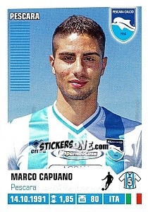 Sticker Marco Capuano - Calciatori 2012-2013 n. 347 - Panini