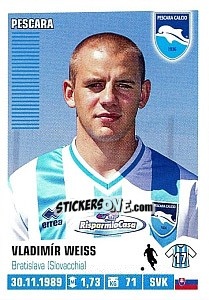 Cromo Vladimír Weiss - Calciatori 2012-2013 - Panini