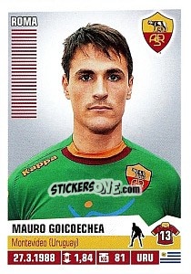 Sticker Mauro Goicoechea - Calciatori 2012-2013 n. 370 - Panini
