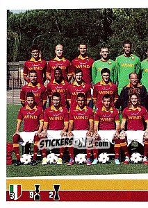 Figurina Squadra - Roma  (1 of 2) - Calciatori 2012-2013 n. 373 - Panini