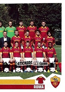 Figurina Squadra - Roma  (2 of 2) - Calciatori 2012-2013 n. 374 - Panini
