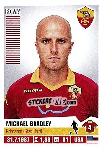 Sticker Michael Bradley - Calciatori 2012-2013 n. 384 - Panini
