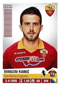 Sticker Miralem Pjanic - Calciatori 2012-2013 n. 385 - Panini