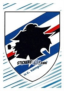 Figurina Scudetto - Sampdoria - Calciatori 2012-2013 - Panini