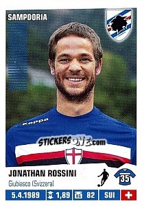 Figurina Jonathan Rossini - Calciatori 2012-2013 - Panini