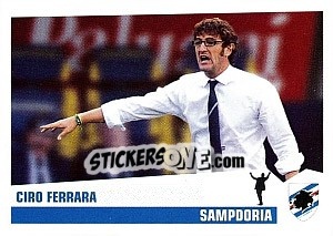 Sticker Ciro Ferrara - Calciatori 2012-2013 n. 399 - Panini