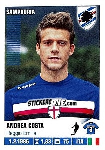 Sticker Andrea Costa - Calciatori 2012-2013 n. 401 - Panini