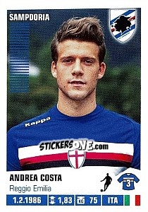 Figurina Andrea Costa - Calciatori 2012-2013 - Panini