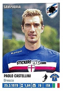 Figurina Paolo Castellini - Calciatori 2012-2013 - Panini