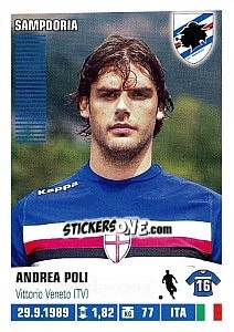 Sticker Andrea Poli - Calciatori 2012-2013 n. 409 - Panini