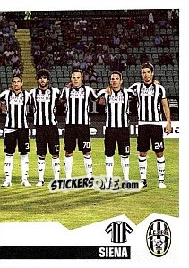 Figurina Squadra - Siena  (2 of 2) - Calciatori 2012-2013 - Panini