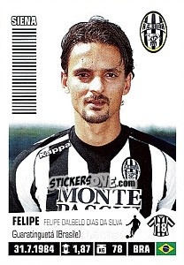 Sticker Felipe - Calciatori 2012-2013 n. 425 - Panini