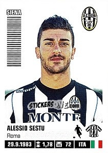 Cromo Alessio Sestu - Calciatori 2012-2013 - Panini