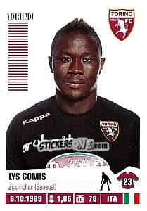 Sticker Lys Gomis - Calciatori 2012-2013 n. 442 - Panini