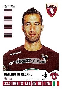 Sticker Valerio Di Cesare - Calciatori 2012-2013 n. 448 - Panini