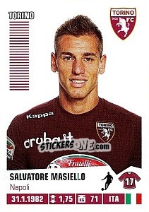 Sticker Salvatore Masiello - Calciatori 2012-2013 n. 451 - Panini