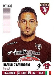 Sticker Danilo D'Ambrosio