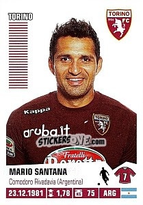 Sticker Mario Santana - Calciatori 2012-2013 - Panini