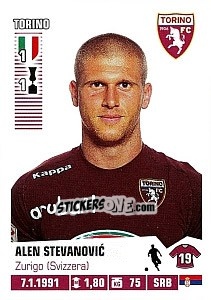 Figurina Alen Stevanovic - Calciatori 2012-2013 - Panini