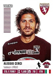 Sticker Alessio Cerci - Calciatori 2012-2013 n. 459 - Panini