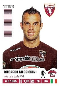 Cromo Riccardo Meggiorini - Calciatori 2012-2013 - Panini