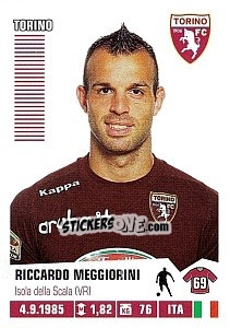 Figurina Riccardo Meggiorini - Calciatori 2012-2013 - Panini