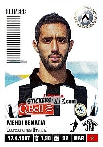 Sticker Medhi Benatia - Calciatori 2012-2013 - Panini