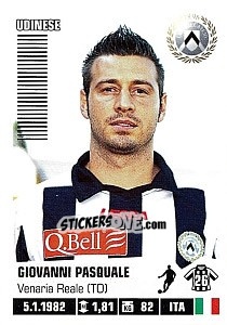 Sticker Giovanni Pasquale - Calciatori 2012-2013 n. 475 - Panini
