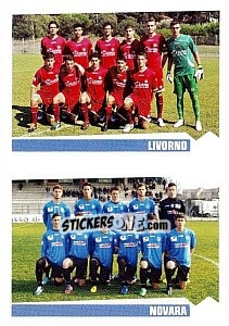 Sticker Livorno - Novara - Calciatori 2012-2013 n. 492 - Panini