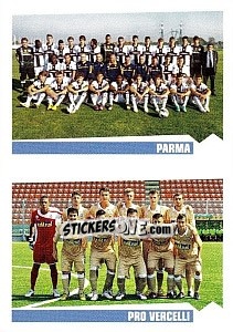 Cromo Parma - Pro Vercelli - Calciatori 2012-2013 - Panini