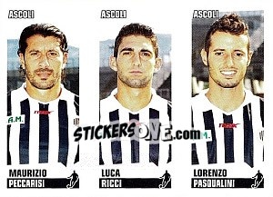 Sticker Peccarisi / Ricci / Pasqualini - Calciatori 2012-2013 n. 512 - Panini