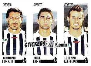 Sticker Peccarisi / Ricci / Pasqualini - Calciatori 2012-2013 - Panini