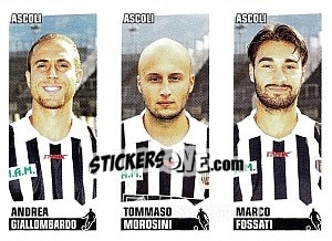 Sticker Giallombardo / Morosini / Fossati - Calciatori 2012-2013 - Panini