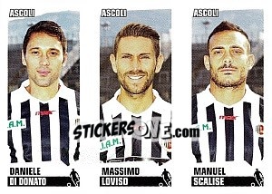Sticker Di Donato / Loviso / Scalise - Calciatori 2012-2013 - Panini