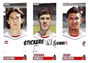 Sticker Claiton / Sabelli / Polenta - Calciatori 2012-2013 n. 520 - Panini