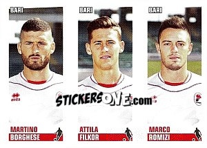 Sticker Borghese / Filkor / Romizi - Calciatori 2012-2013 - Panini