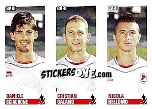 Cromo Sciaudone / Galano / Bellomo - Calciatori 2012-2013 - Panini