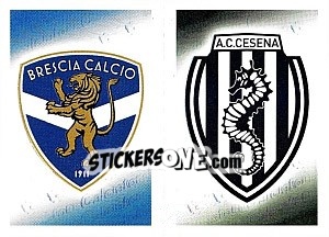 Cromo Scudetto Brescia - Cesena