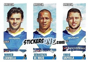 Sticker Zambelli / De Maio / Daprelà - Calciatori 2012-2013 n. 527 - Panini