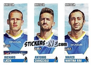 Sticker Lašík / Caracciolo / Martini Rini - Calciatori 2012-2013 - Panini