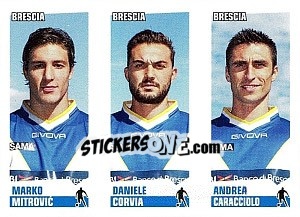 Sticker Mitrovic / Corvia / Caracciolo - Calciatori 2012-2013 - Panini