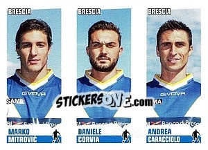 Sticker Mitrovic / Corvia / Caracciolo - Calciatori 2012-2013 n. 531 - Panini