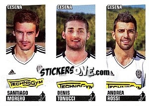 Sticker Morero / Tonucci / Rossi - Calciatori 2012-2013 n. 536 - Panini