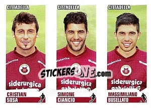 Cromo Sosa / Ciancio / Busellato - Calciatori 2012-2013 - Panini