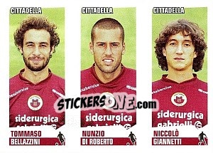 Sticker Bellazzini / Di Roberto / Giannetti - Calciatori 2012-2013 - Panini