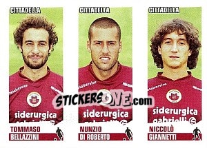 Figurina Bellazzini / Di Roberto / Giannetti - Calciatori 2012-2013 - Panini