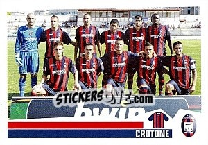 Figurina Squadra - Crotone - Calciatori 2012-2013 - Panini