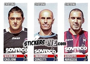 Cromo Caglioni / Concetti / Abruzzese - Calciatori 2012-2013 - Panini